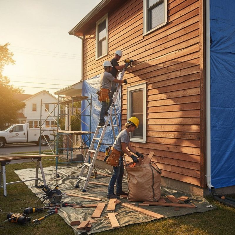 Local Shiplap Siding Repair pros at work