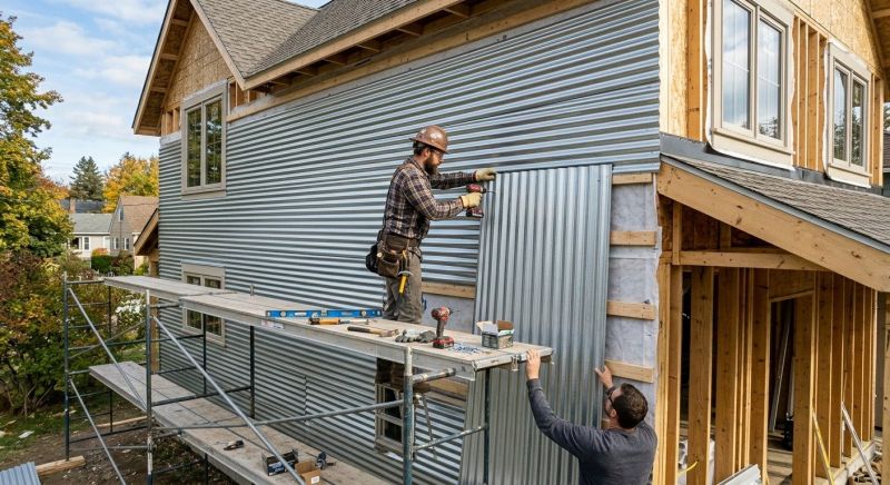 Corrugated Siding Installation in Stamford, CT